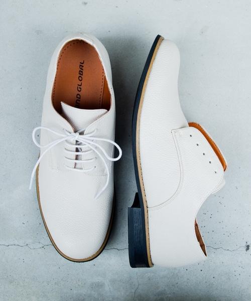 GRAND GLOBAL（グランドグローバル）の「GRAND GLOBAL / 2WAYプレーンシューズ（ドレスシューズ・メンズ・ブラック/オフホワイト・38/40）」の20枚目の写真