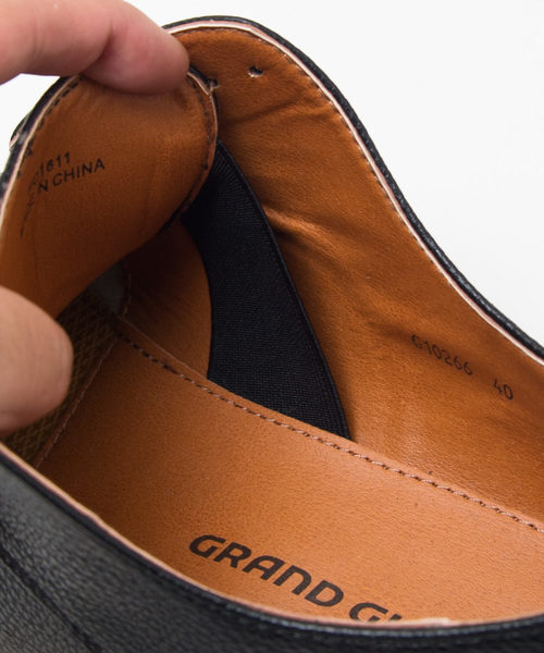 GRAND GLOBAL（グランドグローバル）の「GRAND GLOBAL / 2WAYプレーンシューズ（ドレスシューズ・メンズ・ブラック/オフホワイト・38/40）」の22枚目の写真