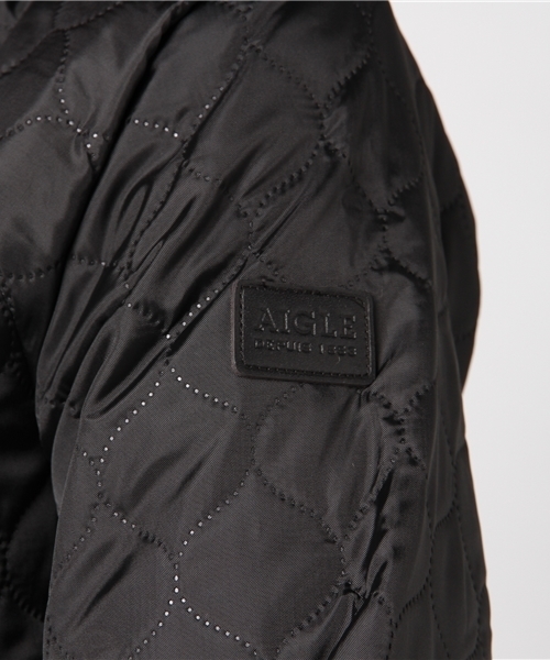 AIGLE(エーグル)の「W ピンソニックフーデッドジャケット(パーカー・レディース・ブラック/レッド・36/40/38)」の6枚目の写真
