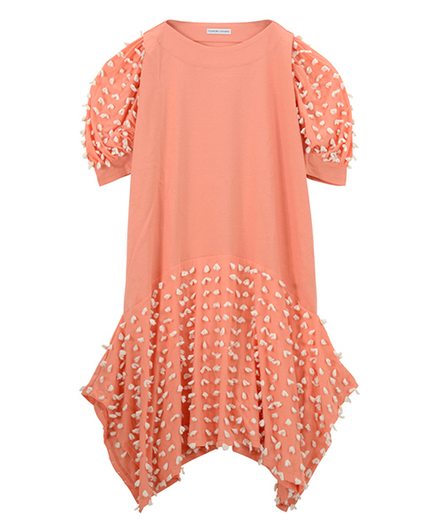 TSUMORI CHISATO（ツモリチサト）の「ﾎﾞﾝﾎﾞﾝｼﾞｬｰｼﾞｨｰ（ワンピース・レディース・ブラック/イエロー/ライトピンク・02）」の3枚目の写真