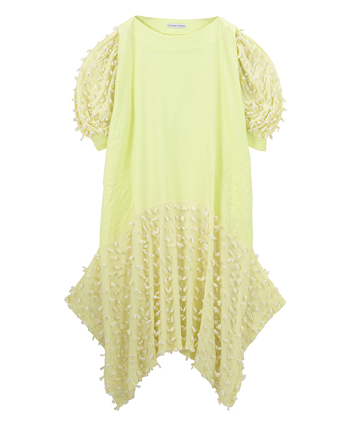 TSUMORI CHISATO（ツモリチサト）の「ﾎﾞﾝﾎﾞﾝｼﾞｬｰｼﾞｨｰ（ワンピース・レディース・ブラック/イエロー/ライトピンク・02）」の2枚目の写真