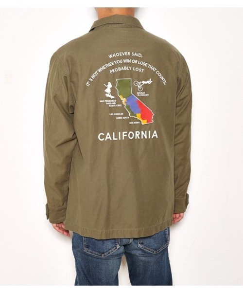 Rodeo Crowns Wide Bowl ロデオクラウンズワイドボウル の バック刺しゅうファティーグジャケット ミリタリージャケット Wear Rodeo Crowns Wide Bowl ロデオクラウンズワイドボウル の バック刺しゅうファティーグジャケット ミリタリージャケット Wear