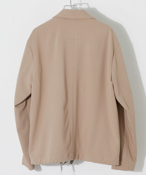 STUDIOUS（ステュディオス）の「【STUDIOUS】ドレープツイルコーチジャケット【ZOZO限定アイテム】（ブルゾン・メンズ・ブラック/ベージュ/ブルー/イエロー/グレー・1/2/3）」の12枚目の写真
