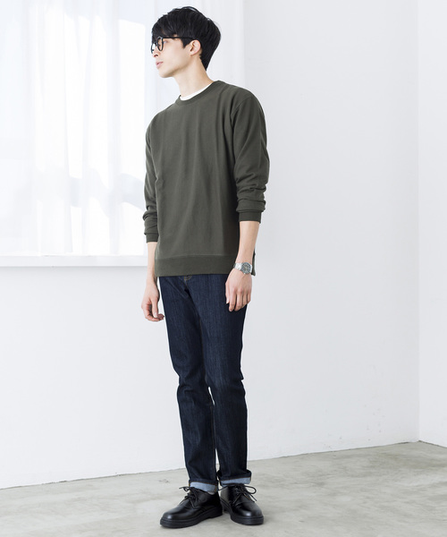 WEGO(ウィゴー)の「WEGO/カラー裏毛プルオーバー(スウェット・メンズ・ホワイト/ブラック/カーキ/ロイヤルブルー・SMALL/MEDIUM/LARGE)」の12枚目の写真