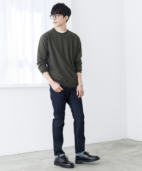 WEGO(ウィゴー)の「WEGO/カラー裏毛プルオーバー(スウェット・メンズ・ホワイト/ブラック/カーキ/ロイヤルブルー・SMALL/MEDIUM/LARGE)」の14枚目の写真