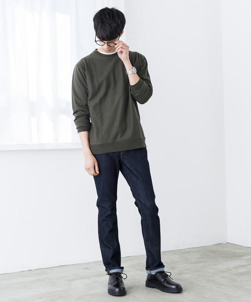 WEGO(ウィゴー)の「WEGO/カラー裏毛プルオーバー(スウェット・メンズ・ホワイト/ブラック/カーキ/ロイヤルブルー・SMALL/MEDIUM/LARGE)」の15枚目の写真