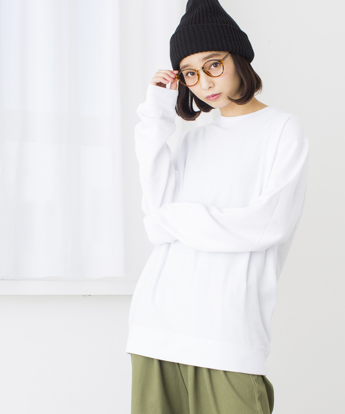 WEGO(ウィゴー)の「WEGO/カラー裏毛プルオーバー(スウェット・メンズ・ホワイト/ブラック/カーキ/ロイヤルブルー・SMALL/MEDIUM/LARGE)」の7枚目の写真