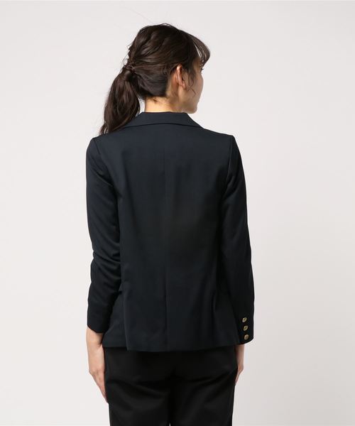 Cheek（チーク）の「TRストレッチダブルジャケット（テーラードジャケット・レディース・ネイビー/ベージュ・MEDIUM）」の5枚目の写真