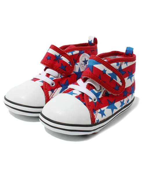 CONVERSE（コンバース）の「BABY ALL STAR SB CELLO V-1/ベビー オールスターSB  セロ V-1（スニーカー・キッズ・イエロー×グリーン/レッド系その他・12cm/12.5cm/13cm/13.5㎝/14cm/14.5㎝/15cm）」の2枚目の写真