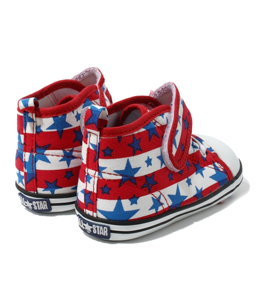 CONVERSE（コンバース）の「BABY ALL STAR SB CELLO V-1/ベビー オールスターSB  セロ V-1（スニーカー・キッズ・イエロー×グリーン/レッド系その他・12cm/12.5cm/13cm/13.5㎝/14cm/14.5㎝/15cm）」の5枚目の写真