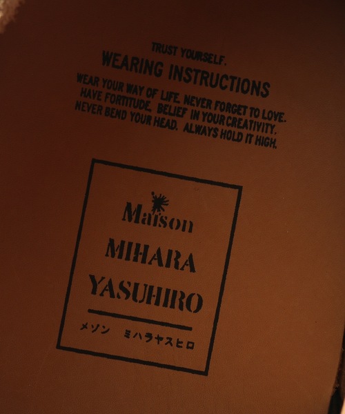 MIHARAYASUHIRO（ミハラヤスヒロ）の「mihara yasuhiro transp sole shoe（ドレスシューズ・メンズ・ホワイト/ブラック/ボルドー・40/41/42/43）」の9枚目の写真