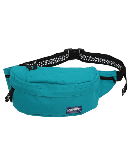 X-girl（エックスガール）の「BREEZE BODY  BAG（ボディバッグ/ウエストポーチ・レディース・ブラック/イエロー/ブルー/ネイビー・ONE SIZE）」の3枚目の写真