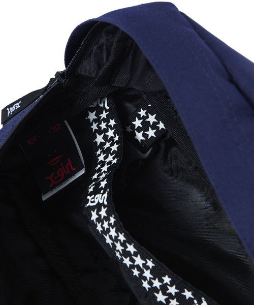 X-girl（エックスガール）の「BREEZE BODY  BAG（ボディバッグ/ウエストポーチ・レディース・ブラック/イエロー/ブルー/ネイビー・ONE SIZE）」の13枚目の写真