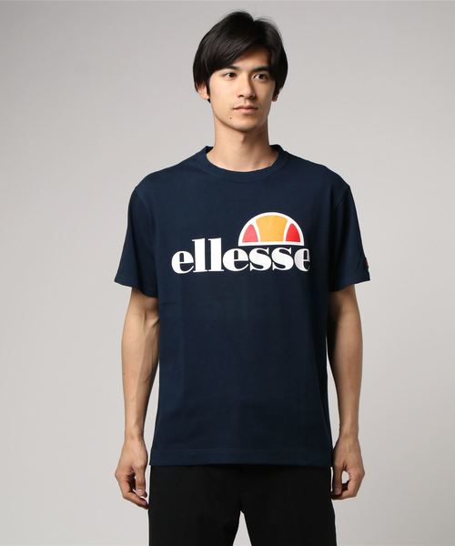 ellesse（エレッセ）の「エレッセ ユニセックスヘリテージティー（Tシャツ/カットソー・メンズ・ネイビー/ミックスグレー/ホワイト・LARGE/MEDIUM/SMALL/X-LARGE/X-SMALL）」の3枚目の写真