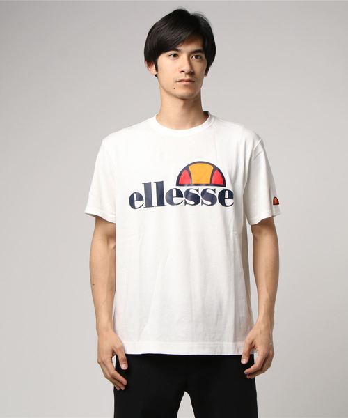 ellesse（エレッセ）の「エレッセ ユニセックスヘリテージティー（Tシャツ/カットソー・メンズ・ネイビー/ミックスグレー/ホワイト・LARGE/MEDIUM/SMALL/X-LARGE/X-SMALL）」の2枚目の写真