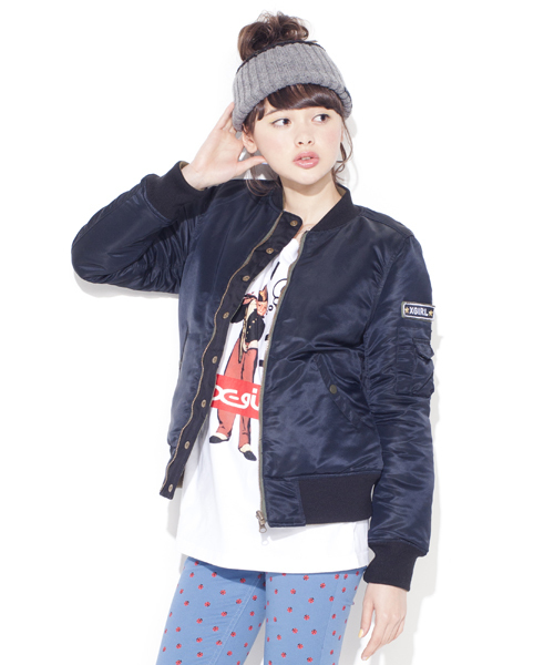 X-girl(エックスガール)の「KNIT HAIR BAND(ヘアバンド・レディース・ブラック/レッド・ONE SIZE)」の3枚目の写真