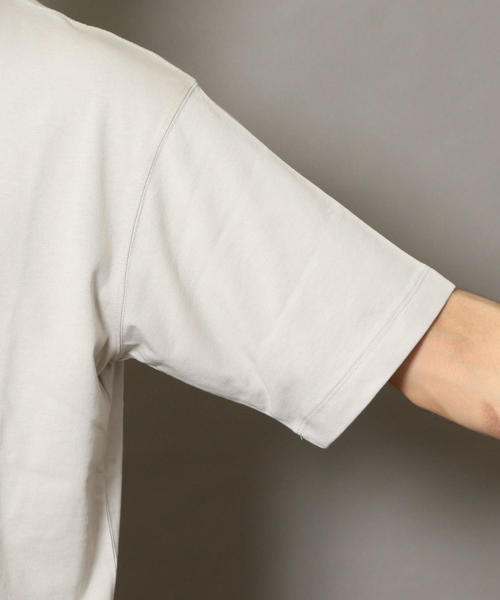 BEAUTY&YOUTH UNITED ARROWS（ビューティーアンドユースユナイテッドアローズ）の「BY モックネック ワイドフォルム カットソー ◆（Tシャツ/カットソー・メンズ・ホワイト/ライトグレー/ネイビー・SMALL/MEDIUM/LARGE/X-LARGE）」の11枚目の写真