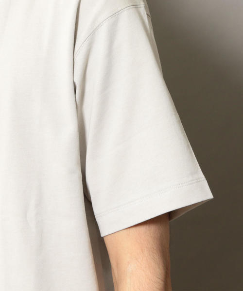 BEAUTY&YOUTH UNITED ARROWS（ビューティーアンドユースユナイテッドアローズ）の「BY モックネック ワイドフォルム カットソー ◆（Tシャツ/カットソー・メンズ・ホワイト/ライトグレー/ネイビー・SMALL/MEDIUM/LARGE/X-LARGE）」の12枚目の写真