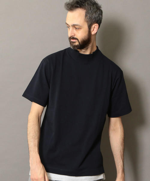 BEAUTY&YOUTH UNITED ARROWS（ビューティーアンドユースユナイテッドアローズ）の「BY モックネック ワイドフォルム カットソー ◆（Tシャツ/カットソー・メンズ・ホワイト/ライトグレー/ネイビー・SMALL/MEDIUM/LARGE/X-LARGE）」の16枚目の写真