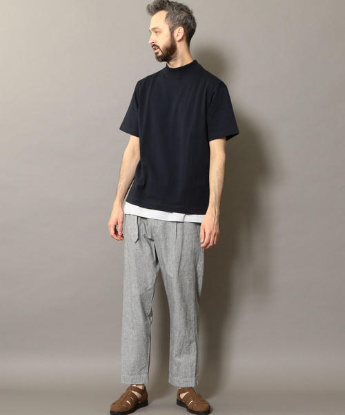 BEAUTY&YOUTH UNITED ARROWS（ビューティーアンドユースユナイテッドアローズ）の「BY モックネック ワイドフォルム カットソー ◆（Tシャツ/カットソー・メンズ・ホワイト/ライトグレー/ネイビー・SMALL/MEDIUM/LARGE/X-LARGE）」の19枚目の写真