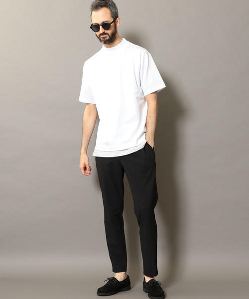 BEAUTY&YOUTH UNITED ARROWS（ビューティーアンドユースユナイテッドアローズ）の「BY モックネック ワイドフォルム カットソー ◆（Tシャツ/カットソー・メンズ・ホワイト/ライトグレー/ネイビー・SMALL/MEDIUM/LARGE/X-LARGE）」の22枚目の写真