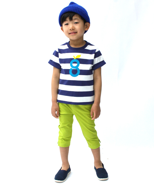 green label relaxing(グリーンレーベルリラクシング)の「★★テンジクボーダーgロゴTシャツ†(Tシャツ/カットソー・キッズ・ネイビー/レッド・XS/95/S/105/M/115/L/125/XL/135)」の10枚目の写真
