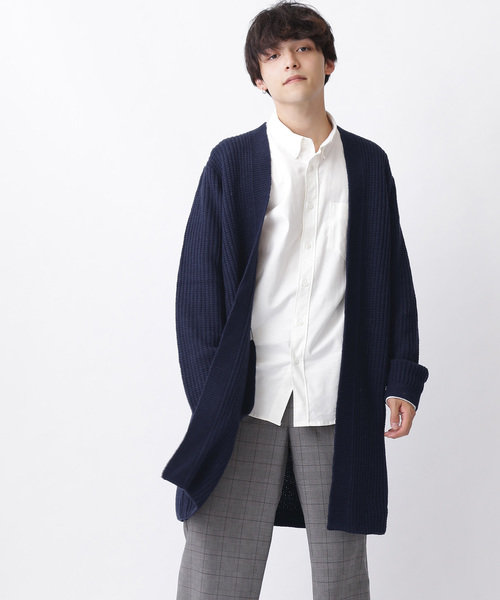 オーバーニットロングラインカーデ カーディガン ボレロ Mono Mart モノマート のファッション通販 Zozotown