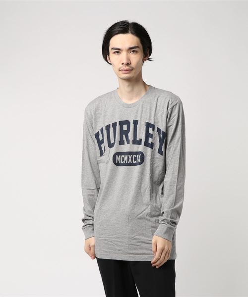 Hurley (ハーレー)の「HURLEY1999 LONG SLEEVE TEE/ハーレー 長袖 ロゴ ロンT カレッジフォント(Tシャツ/カットソー・メンズ・ホワイト/ブラック/グレー・SMALL/MEDIUM/LARGE/X-LARGE)」の3枚目の写真
