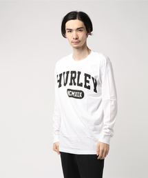 HURLEY1999 LONG SLEEVE TEE/ハーレー 長袖 ロゴ ロンT カレッジフォント