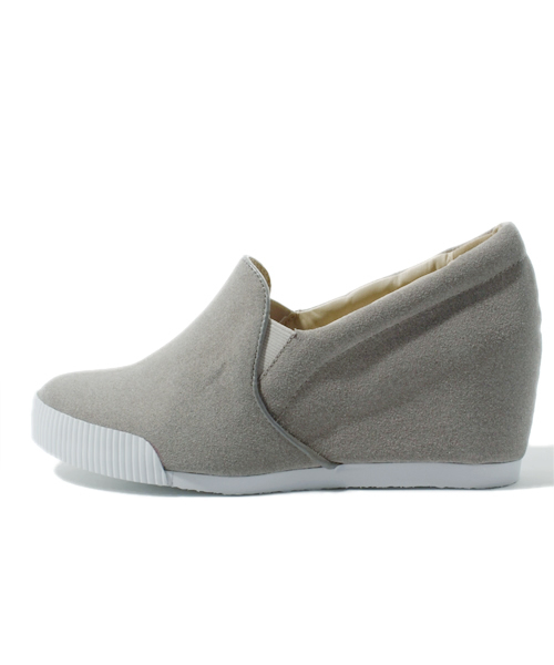 WHO'S WHO gallery（フーズフーギャラリー）の「インヒールスリッポン（スニーカー・レディース・ベージュ/ブラック/ネイビー/シルバー/その他22・SMALL/MEDIUM/LARGE）」の11枚目の写真