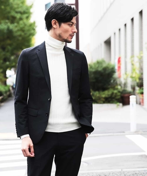MICHEL KLEIN HOMME (ミッシェルクランオム)の「ジャケット(ミストナイロン2WAYストレッチ)(テーラードジャケット・メンズ・ブラック/ネイビー/グレー・46/48/51)」の22枚目の写真