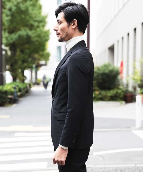 MICHEL KLEIN HOMME (ミッシェルクランオム)の「ジャケット(ミストナイロン2WAYストレッチ)(テーラードジャケット・メンズ・ブラック/ネイビー/グレー・46/48/51)」の20枚目の写真