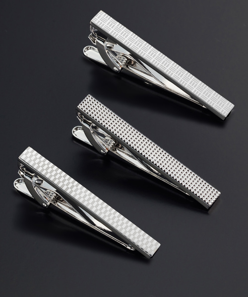Quit Running（クイトランニング）の「ネクタイピン3本セット（ネクタイピン・メンズ・シルバー系その他/シルバー系その他2/シルバー系その他3/シルバー×ブラック/シルバー系その他4/シルバー×ゴールド/トリコロール/シルバー系その他7/シルバー系その他5/シルバー系その他6/ゴールド系その他・FREE）」の6枚目の写真