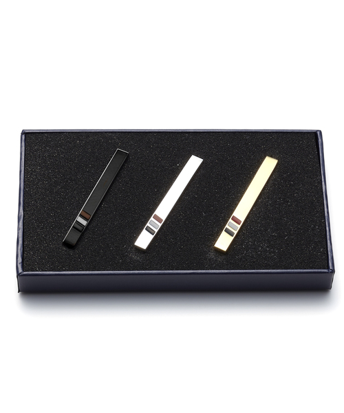 ネクタイピン3本セット（ネクタイピン）｜Quit Running（クイト