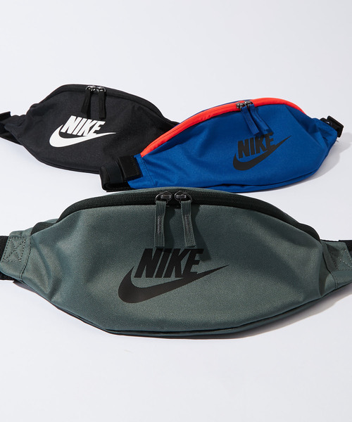 NIKE（ナイキ）の「【NIKE/ナイキ】ヘリテージヒップバック/ボディバック（ボディバッグ/ウエストポーチ・メンズ・ブラック/グレー/ブルー/グリーン・FREE）」の3枚目の写真