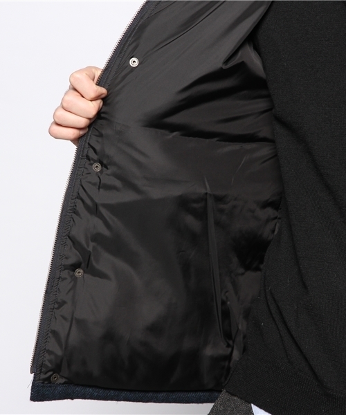 JOURNAL STANDARD relume(ジャーナルスタンダード レリューム)の「シェットランドダウンジャケット(ダウンジャケット/コート・メンズ・ネイビー/スミクロ/カーキ/ボルドー/ブラック系その他・SMALL/MEDIUM/LARGE)」の12枚目の写真