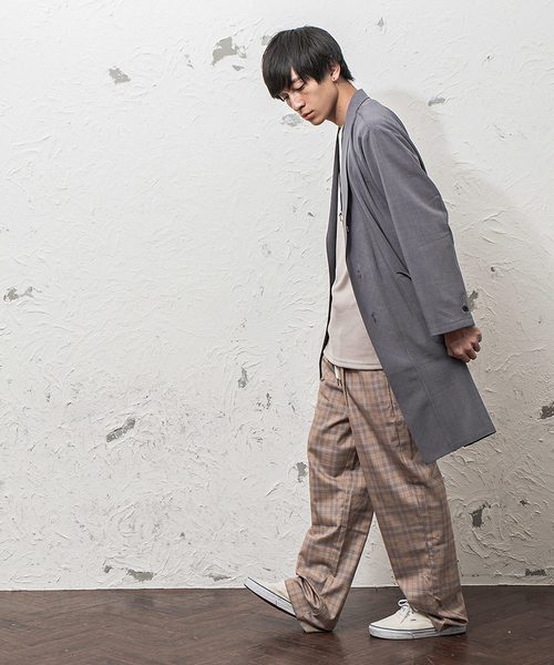 MinoriTY（マイノリティ）の「ショールカラーロングガウン（その他アウター・メンズ・ブラック/ベージュ/ライトグリーン/チャコール・M/L）」の17枚目の写真