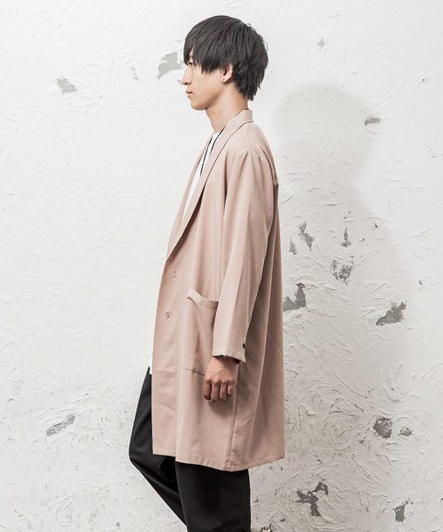 MinoriTY（マイノリティ）の「ショールカラーロングガウン（その他アウター・メンズ・ブラック/ベージュ/ライトグリーン/チャコール・M/L）」の10枚目の写真