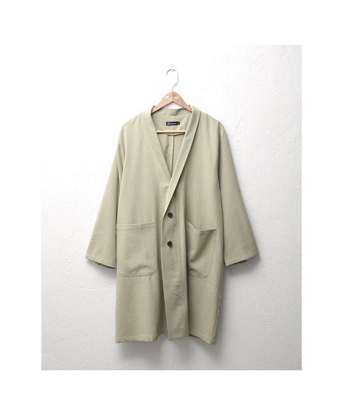 MinoriTY（マイノリティ）の「ショールカラーロングガウン（その他アウター・メンズ・ブラック/ベージュ/ライトグリーン/チャコール・M/L）」の18枚目の写真