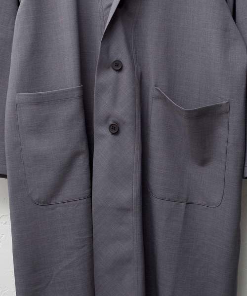 MinoriTY（マイノリティ）の「ショールカラーロングガウン（その他アウター・メンズ・ブラック/ベージュ/ライトグリーン/チャコール・M/L）」の11枚目の写真