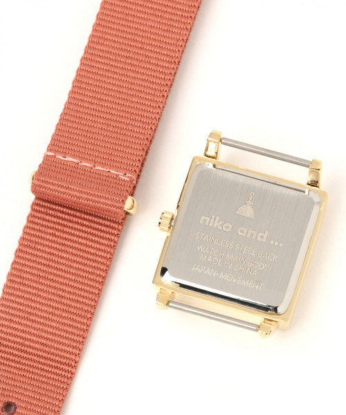niko and...（ニコアンド）の「チェンジベルトスクエアウォッチ（アナログ腕時計・レディース・ブラック/ピンク・0）」の11枚目の写真