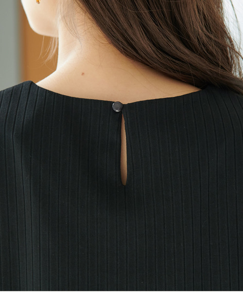 ROPE' PICNIC（ロペピクニック）の「ドットドビーキーネックトップス（その他トップス・レディース・ホワイト/ブラック/グリーン系その他/ピンク・38/40）」の5枚目の写真