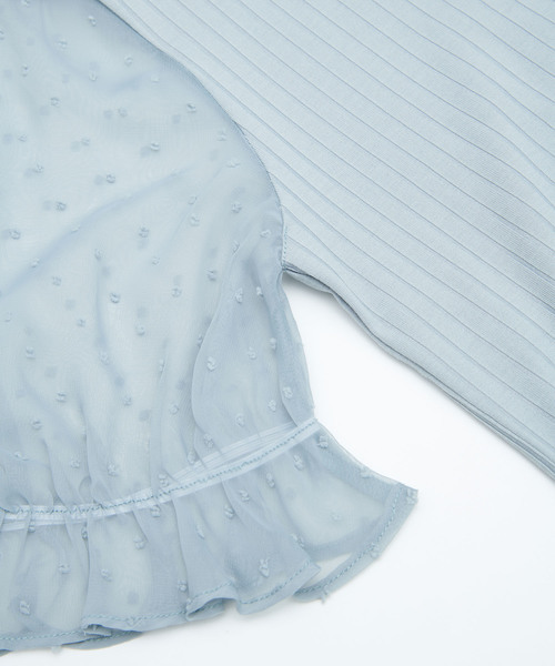 ROPE' PICNIC（ロペピクニック）の「ドットドビーキーネックトップス（その他トップス・レディース・ホワイト/ブラック/グリーン系その他/ピンク・38/40）」の17枚目の写真