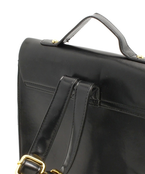 WEGO(ウィゴー)の「WEGO/サッチェルリュック(バックパック/リュック・レディース・ホワイト/ブラック/サックスブルー/ピンク/パープル・FREE)」の11枚目の写真