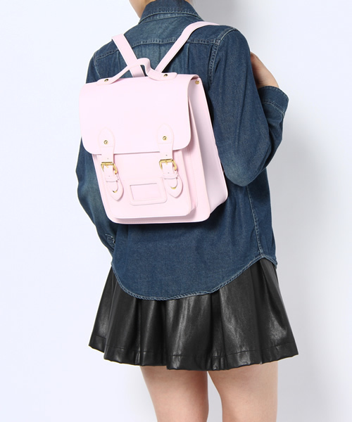 WEGO(ウィゴー)の「WEGO/サッチェルリュック(バックパック/リュック・レディース・ホワイト/ブラック/サックスブルー/ピンク/パープル・FREE)」の6枚目の写真