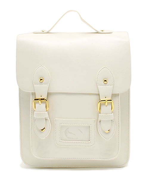 WEGO(ウィゴー)の「WEGO/サッチェルリュック(バックパック/リュック・レディース・ホワイト/ブラック/サックスブルー/ピンク/パープル・FREE)」の20枚目の写真