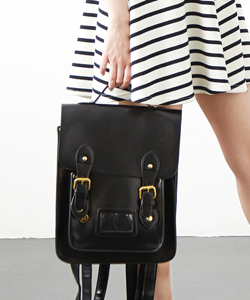 WEGO(ウィゴー)の「WEGO/サッチェルリュック(バックパック/リュック・レディース・ホワイト/ブラック/サックスブルー/ピンク/パープル・FREE)」の19枚目の写真