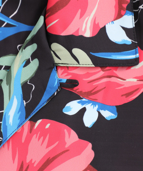 Jieda（ジエダ）の「【jieda】フラワーパターンS/Sシャツ（シャツ/ブラウス・メンズ・ブラック・1/2）」の5枚目の写真