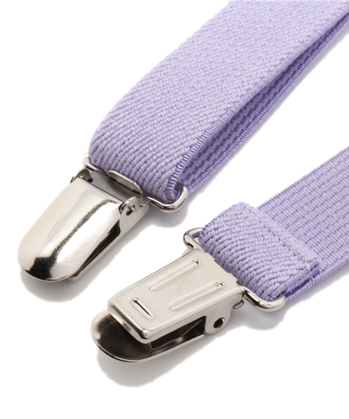 WEGO（ウィゴー）の「WEGO/無地サスペンダー（サスペンダー・レディース・サックスブルー/パープル/イエロー/ピンク・FREE）」の5枚目の写真