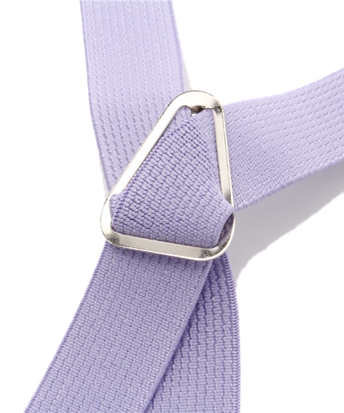 WEGO（ウィゴー）の「WEGO/無地サスペンダー（サスペンダー・レディース・サックスブルー/パープル/イエロー/ピンク・FREE）」の6枚目の写真